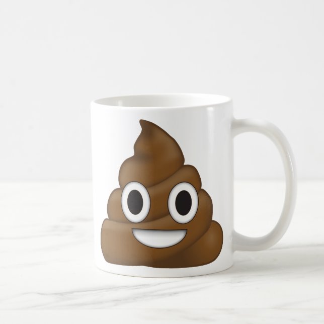 Poop emoji kaffemugg (Höger)