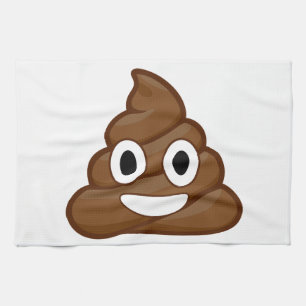 poop emoji kökshandduk