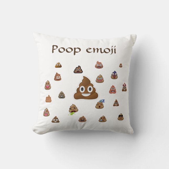Poop Emoji Kudde (Framsida)