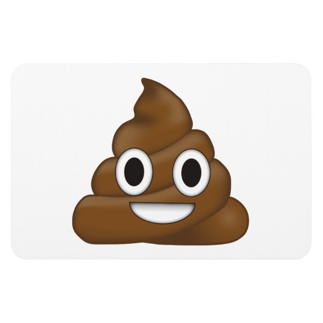 Poop Emoji Magnet (Horisontell)