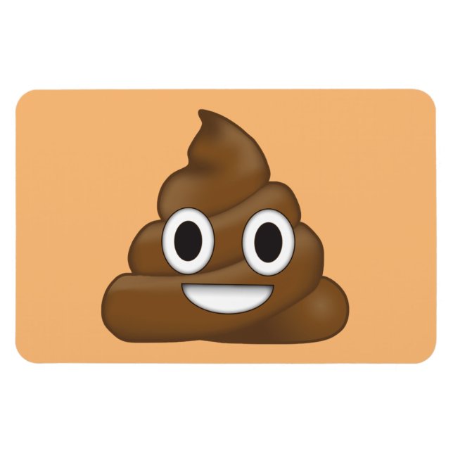 Poop emoji magnet (Horisontell)