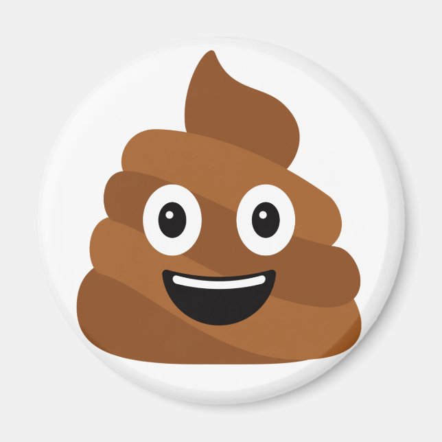 Poop Emoji Magnet  (Framsidan)