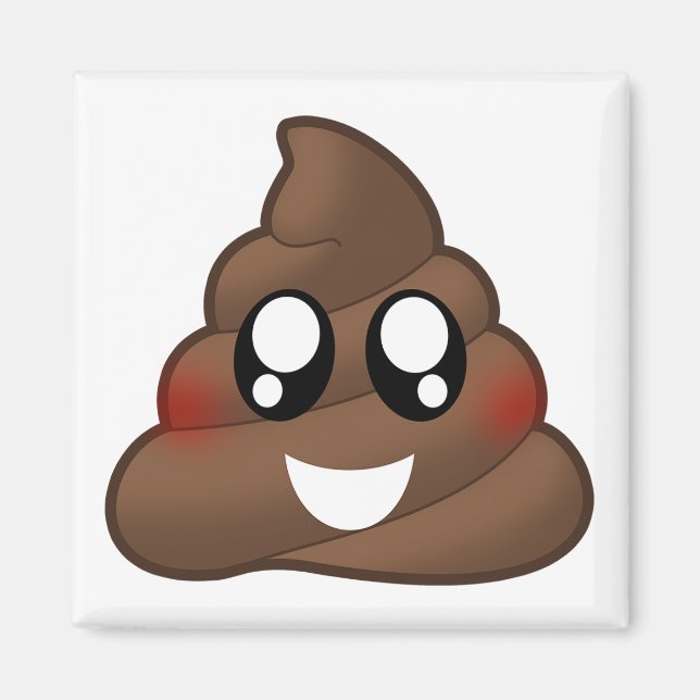 Poop Emoji Magnet (Framsidan)
