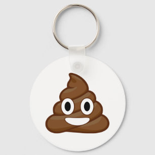 poop emoji nyckelring