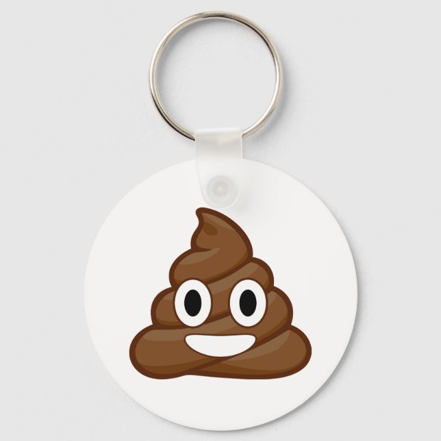 poop emoji nyckelring (Framsida)
