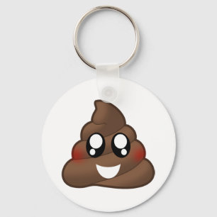 Poop Emoji Nyckelring