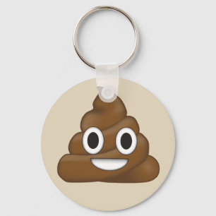 Poop Emoji Nyckelring