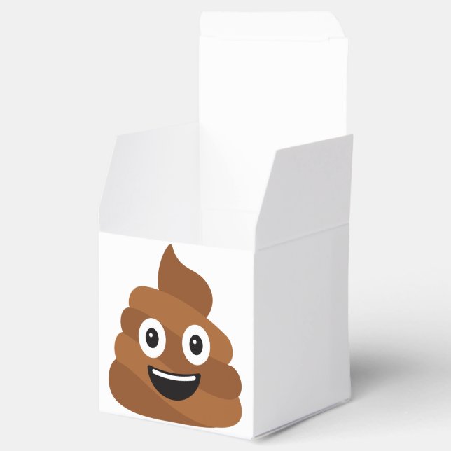 Poop Emoji Party Favoritbox Presentaskar (Öppnad)