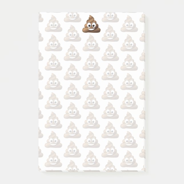 Poop Emoji Post-it Block (Framsida)