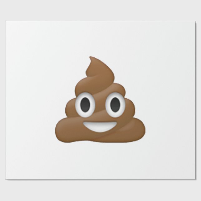 Poop - Emoji Presentpapper (Platt)