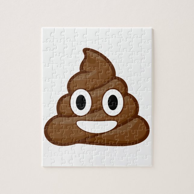 poop emoji pussel (Vertikal)
