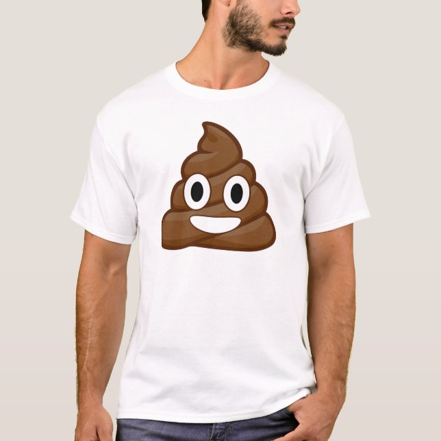 poop emoji tee shirt (Framsida)