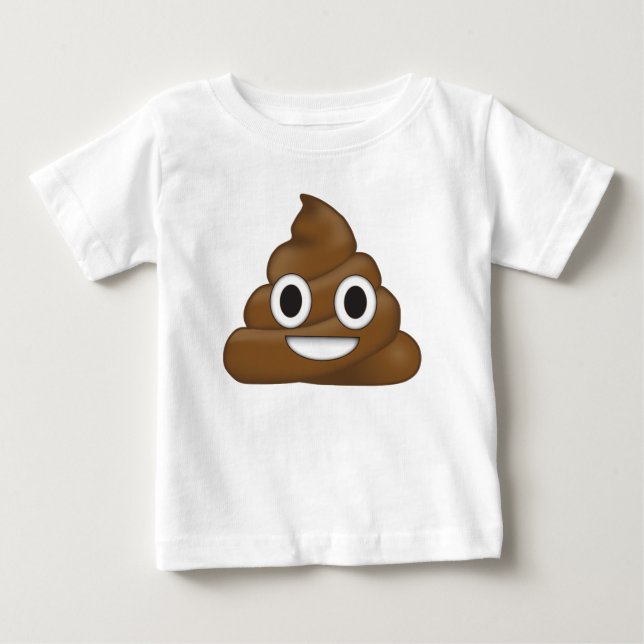 Poop emoji tee shirt (Framsida)