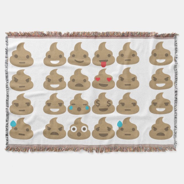 poop emoji throw filt (Framsidan)