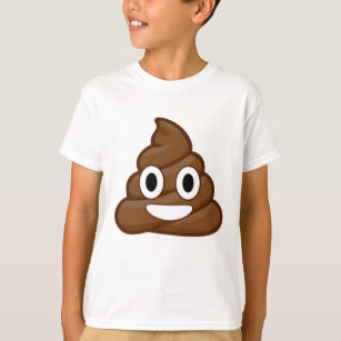 poop emoji tröja