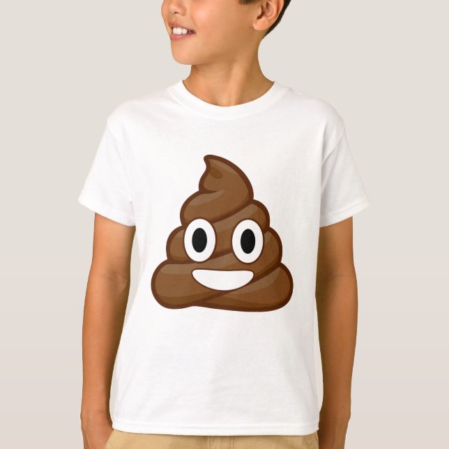 poop emoji tröja (Framsida)