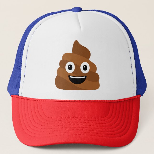 Poop Emoji Truckerkeps (Framsida)