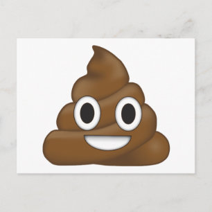 Poop Emoji Vykort