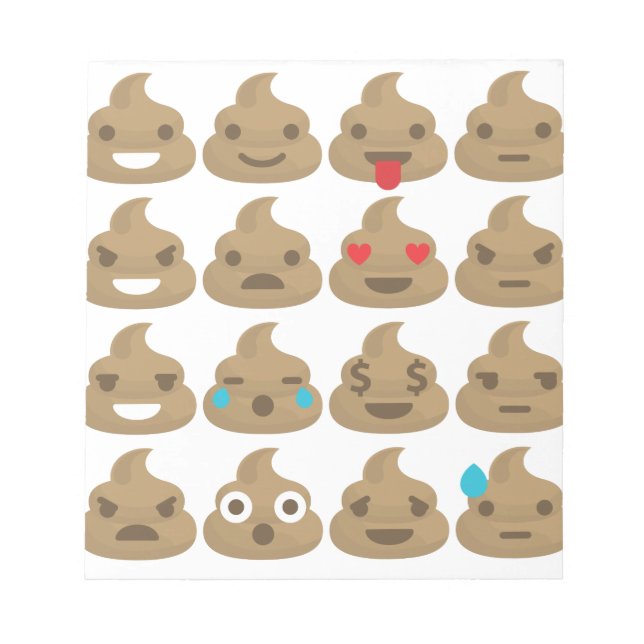 poop emojis anteckningsblock (Framsida)
