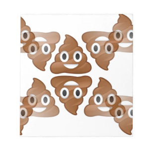 poop emojis anteckningsblock