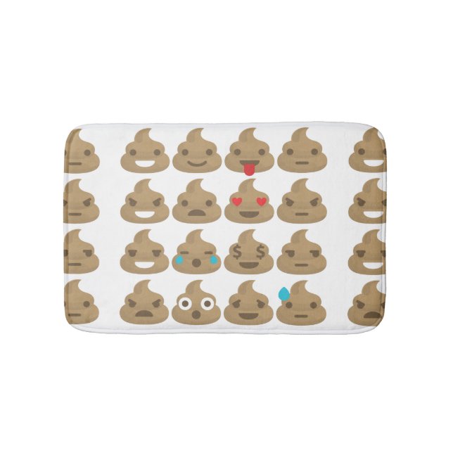 poop emojis badrumsbadbad badrumsmatta (Framsidan)