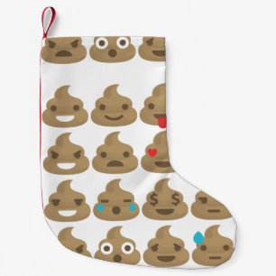 poop emojis julafton christmas-lagring liten julstrumpa