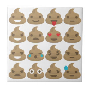 poop emojis kakelplatta