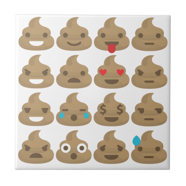 poop emojis kakelplatta (Framsidan)
