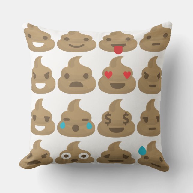 poop emojis kudde (Framsida)
