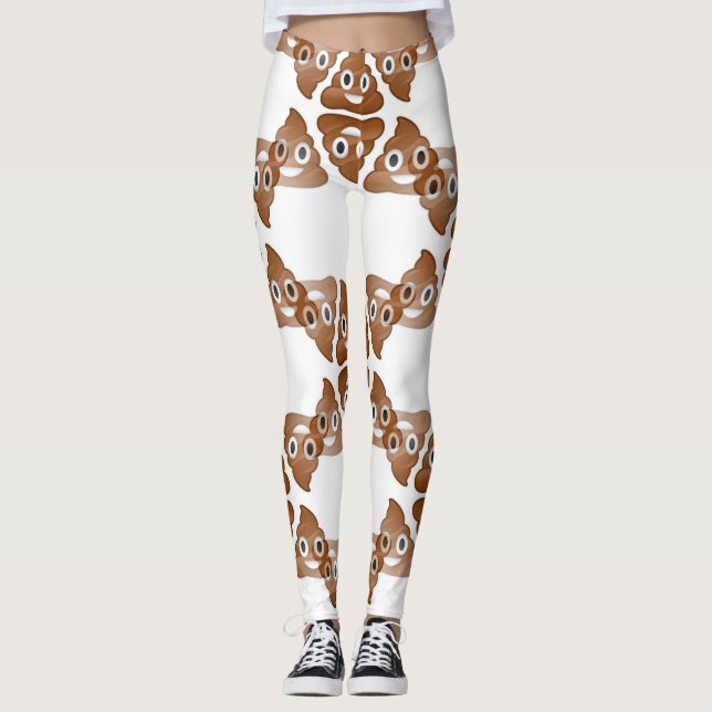 poop emojis leggings (Framsida)