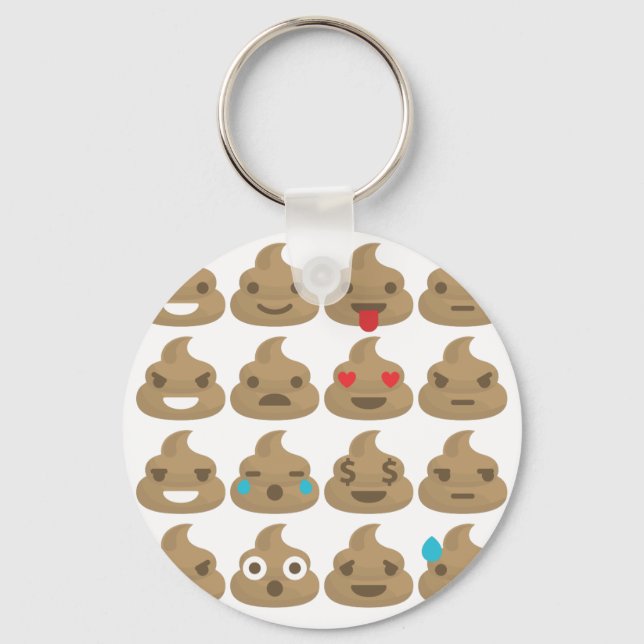 poop emojis nyckelring (Framsida)