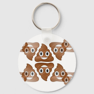 poop emojis nyckelring