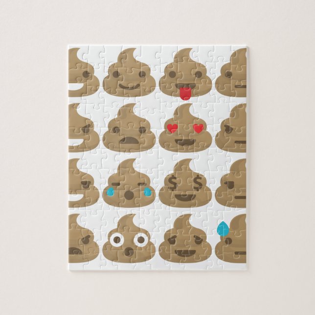 poop emojis pussel (Vertikal)