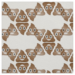 poop emojis roligt väv tyg