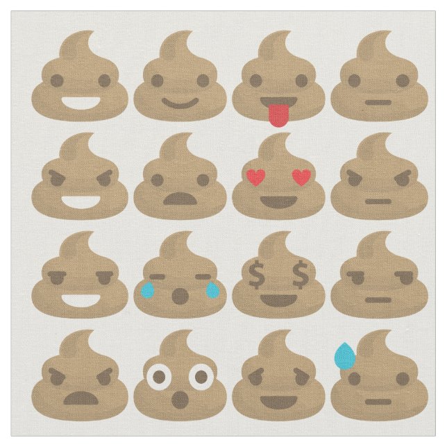 poop emojis-struktur tyg (Närbild)