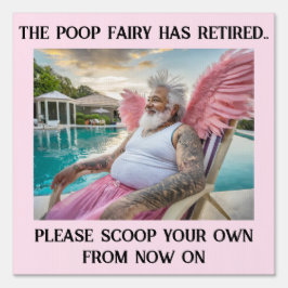 Poop Fairy Retrött Funny Scoop din Poop