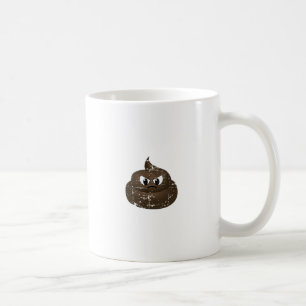 Poop för Tecknad av stressad Arg Kaffemugg