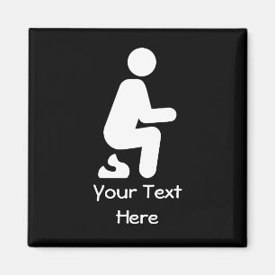 POOP-funktion Anpassa Joke Magnet