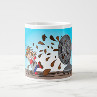 Poop har slåare fläkt jumbo mugg