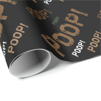 POOP! Inpackning av papper Presentpapper