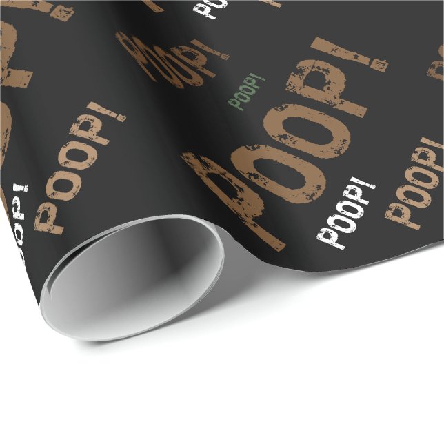 POOP! Inpackning av papper Presentpapper (Rullad Hörn)