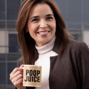 POOP JUICE FUNNY COFFEE MUGS KAFFEMUGG
