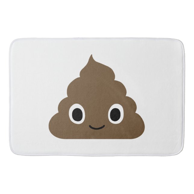 Poop - Kawaii Crap - Lycklig Doo Doo Badrumsmatta (Framsidan)