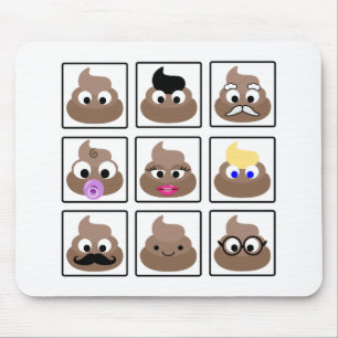 Poop Many Ansikte Musmatta