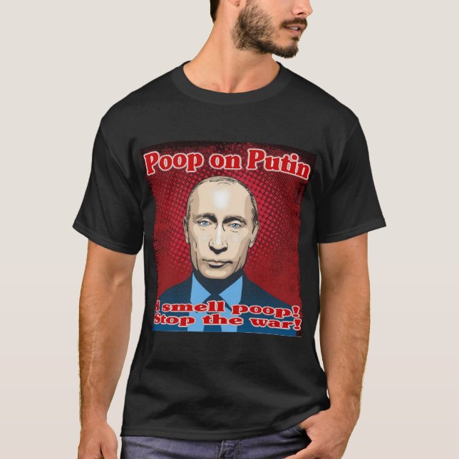 Poop på Putin T Shirt (Framsida)