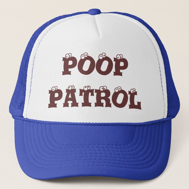 POOP PATROL - CAP TRUCKERKEPS (Framsida)