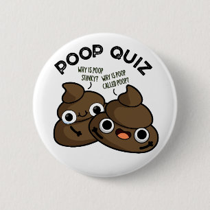 Poop Quiz Funny Poo Pun Knapp