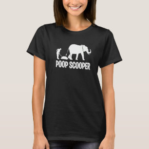 Poop Scooper Animal Keeper Zoo Keeper Animal Lover T Shirt