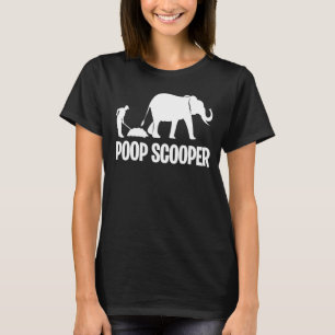 Poop Scooper Animal Keeper Zoo Keeper Animal Zool T Shirt