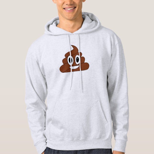 Poop Sweatshirt Med Luva (Framsida)